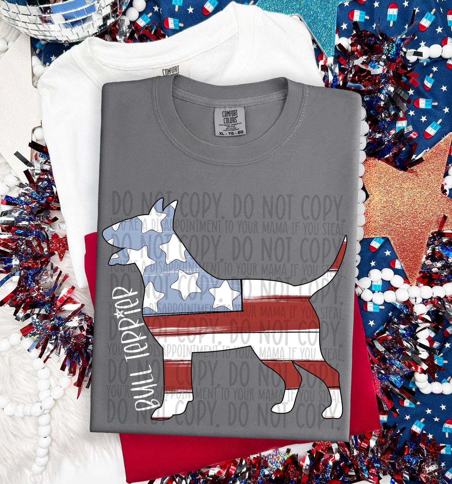 PATRIOTIC DOGS - DTF TRANSFER