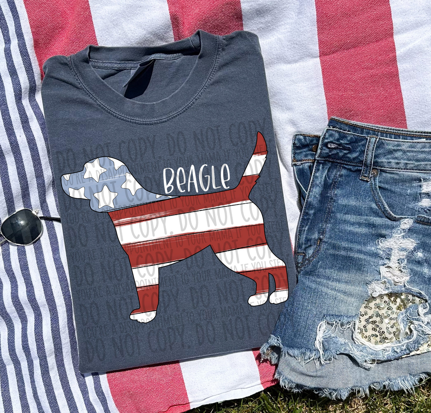 PATRIOTIC DOGS - DTF TRANSFER