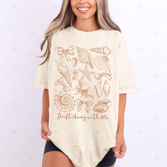 COQUETTE DRIFT AWAY WITH ME - DTF TRANSFER