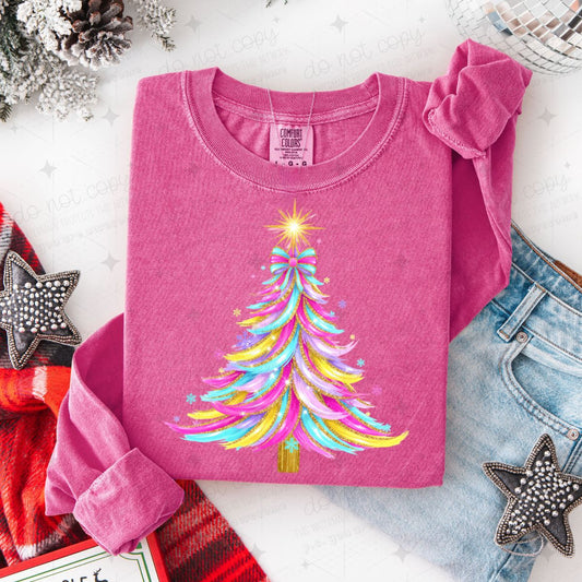 COQUETTE BRIGHT CHRISTMAS TREE - DTF TRANSFER