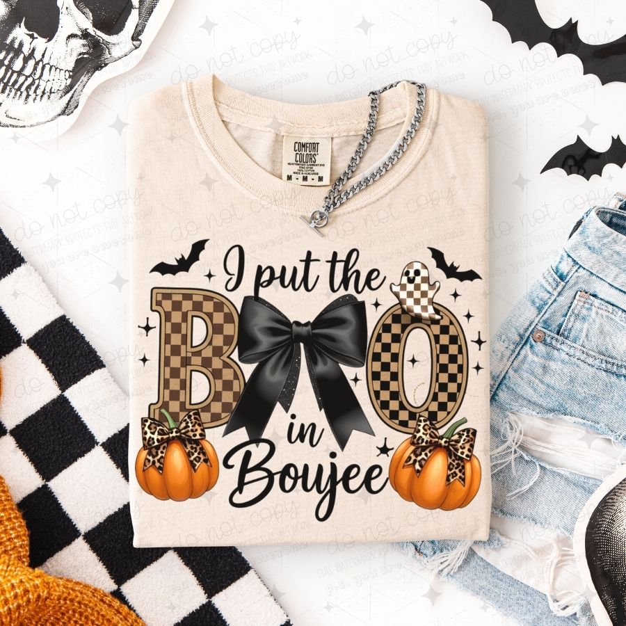 COQUETTE I PUT THE BOO IN BOUJEE - DTF TRANSFER