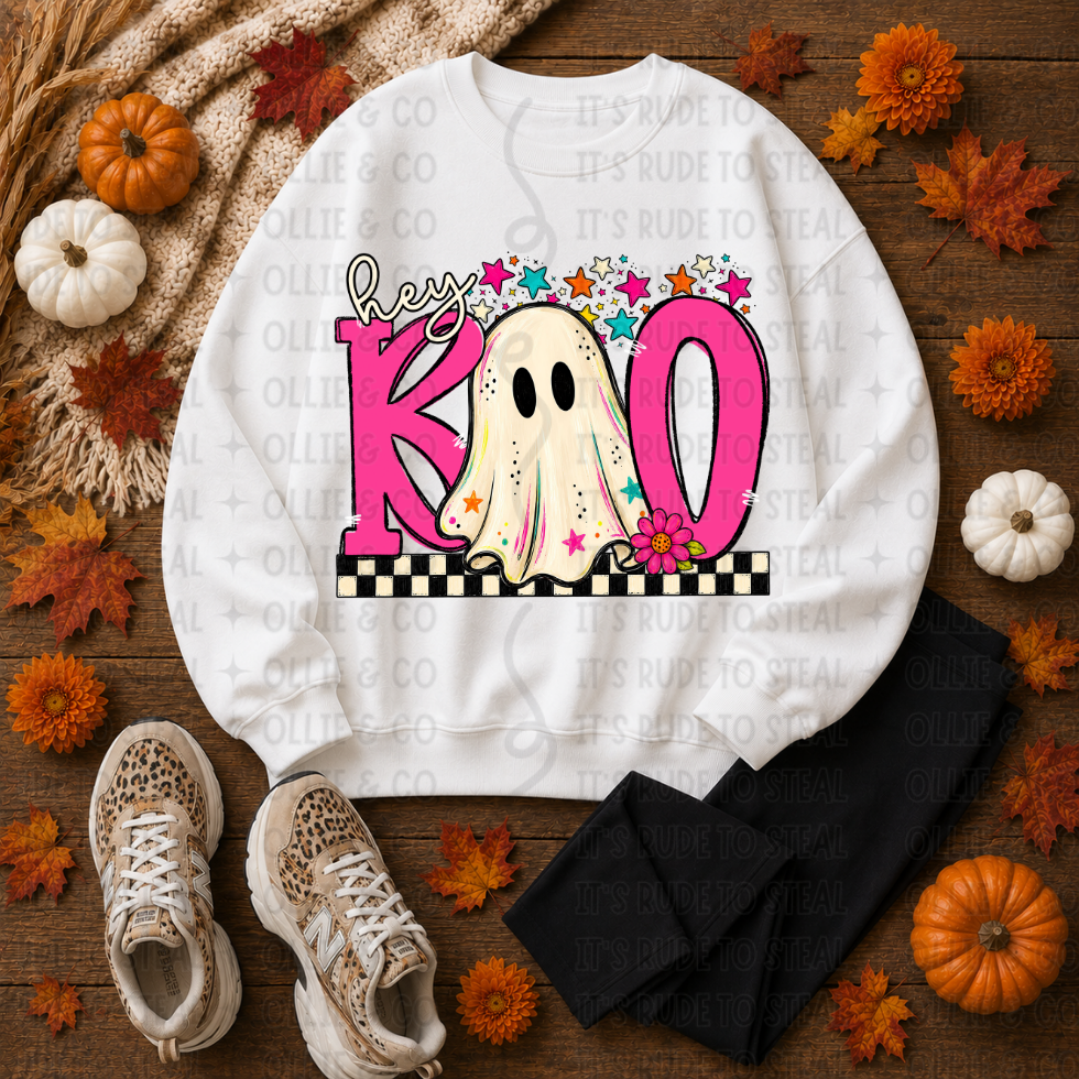 HEY BOO - DTF TRANSFER