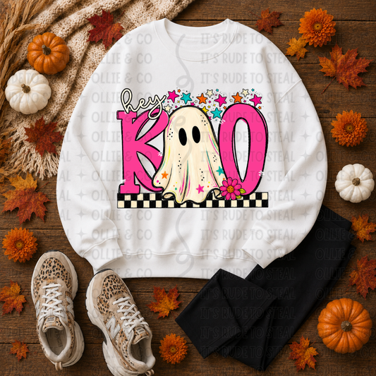 HEY BOO - DTF TRANSFER