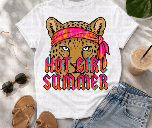 HOT GIRL SUMMER LEOPARD - DTF TRANSFER