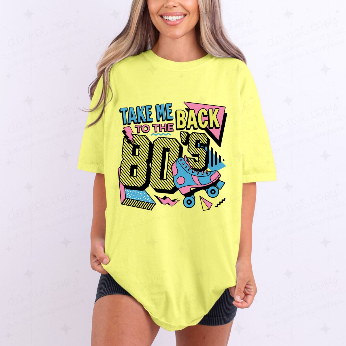 TAKE ME BACK TO THE 80'S - DTF TRANSFER