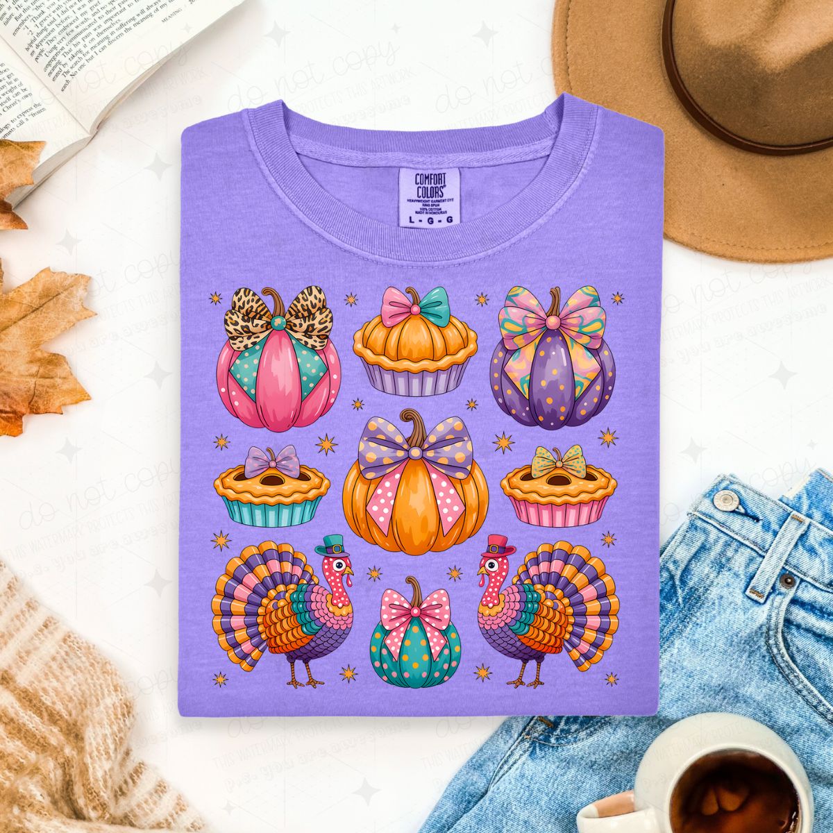 COQUETTE PREPPY THANKSGIVING - DTF TRANSFER