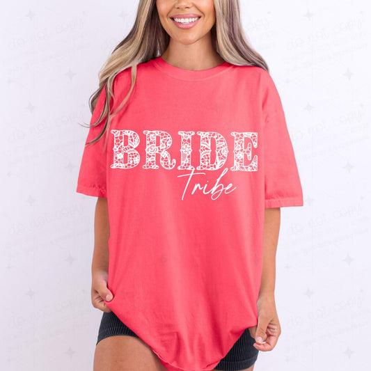 BRIDE TRIBE - FAUX LACE - DTF TRANSFER