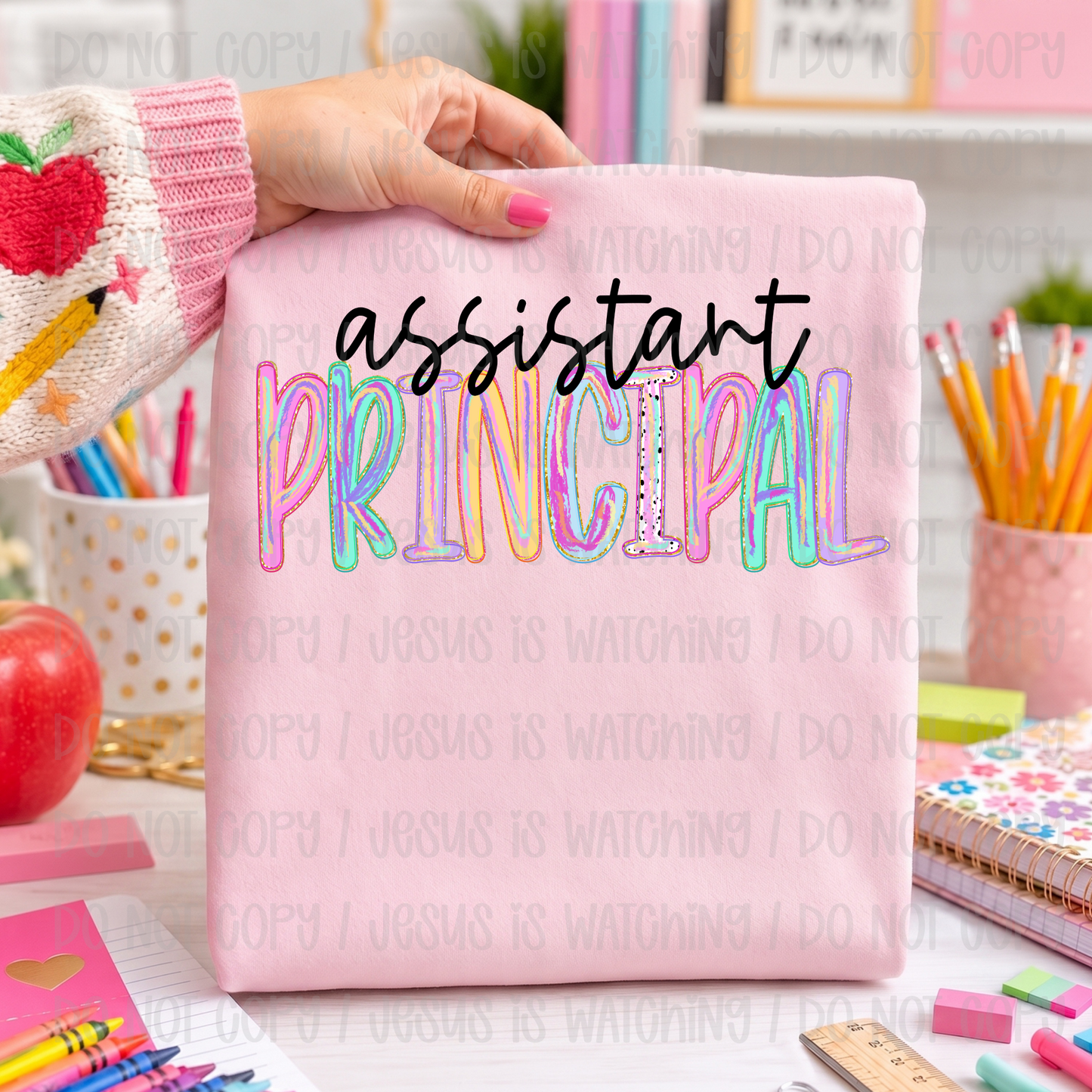 PASTEL GLITTER OCCUPATIONS - CUSTOM TRANSFER