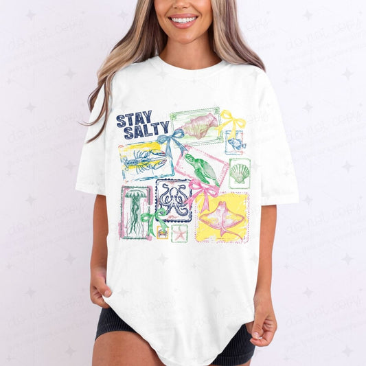 COQUETTE STAY SALTY - DTF TRANSFER