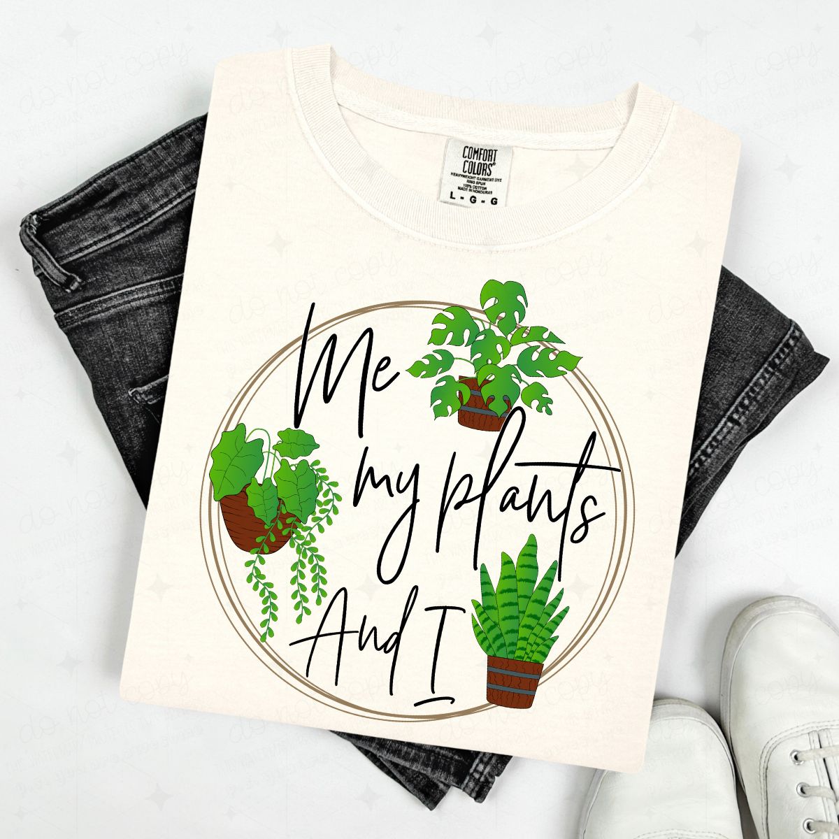 ME MY PLANTS AND I - DTF TRANSFER