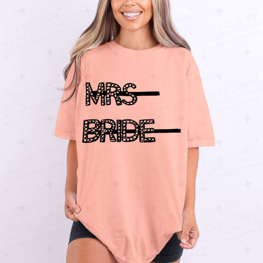 MRS BRIDE - DTF TRANSFER