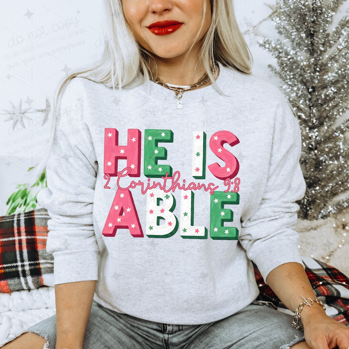 HE IS ABLE - DTF TRANSFER