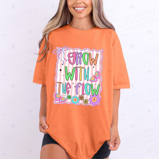 COQUETTE GROW WITH THE FLOW - DTF TRANSFER