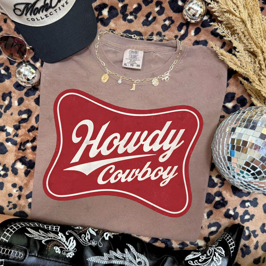 HOWDY COWBOY - DTF TRANSFER