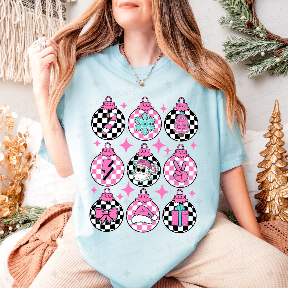 COQUETTE RETRO ORNAMENTS - DTF TRANSFER