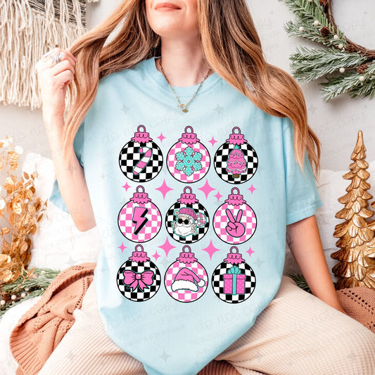 COQUETTE RETRO ORNAMENTS - DTF TRANSFER