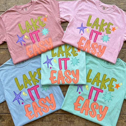 LAKE IT EASY - DTF TRANSFER