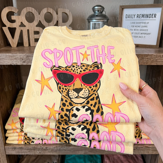 SPOT THE GOOD CHEETAH - DTF TRANSFER