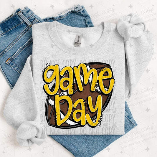 GAME DAY - YELLOW - DTF TRANSFER