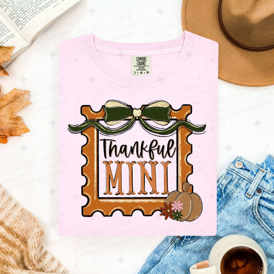 COQUETTE THANKFUL MINI - DTF TRANSFER