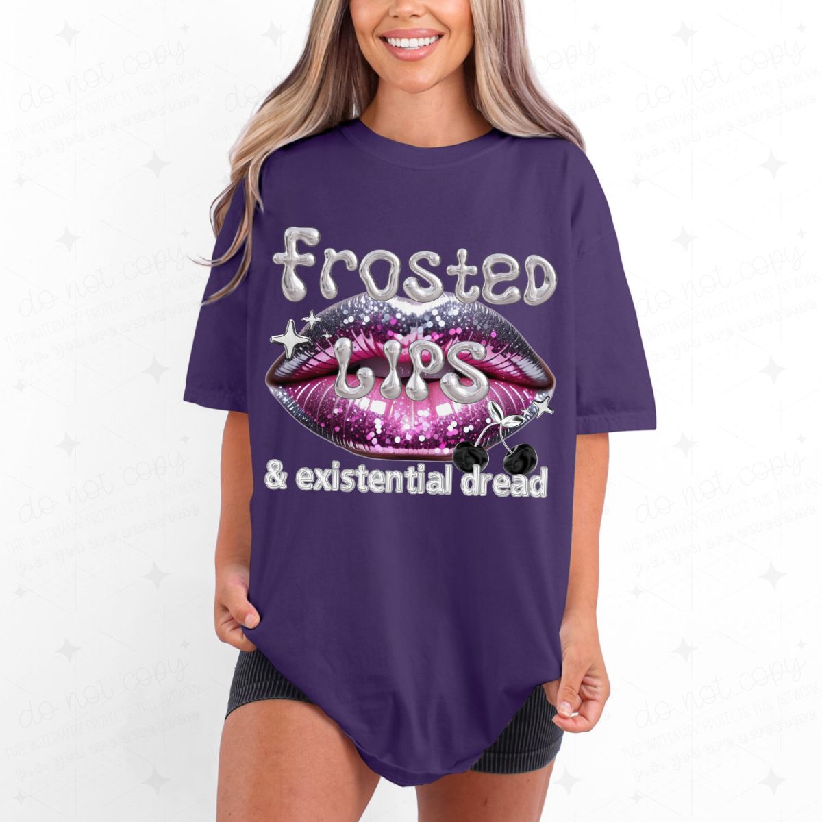 FROSTED LIPS & EXISTENTIAL DREAD - DTF TRANSFER