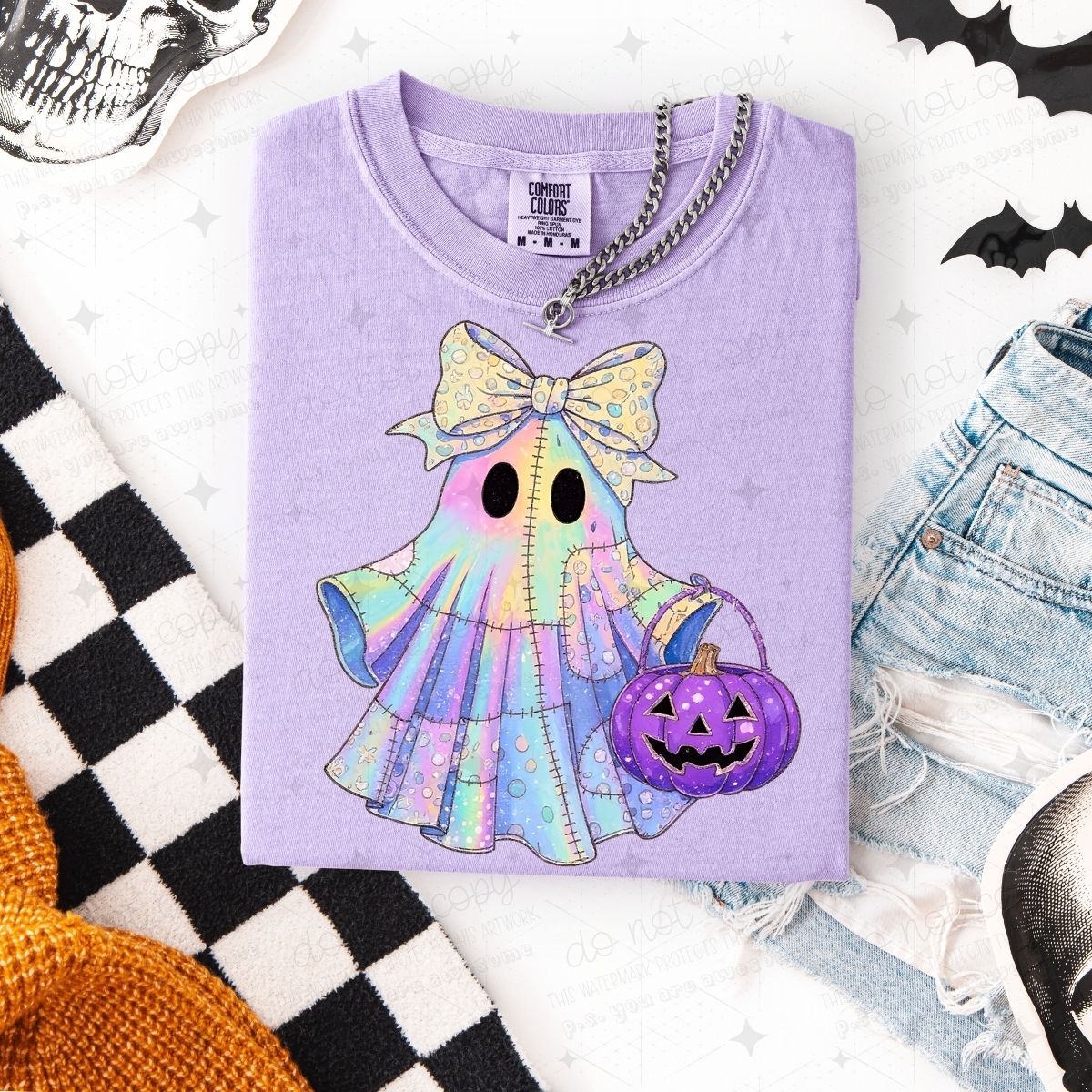 COQUETTE IRIDESCENT GHOST - DTF TRANSFER