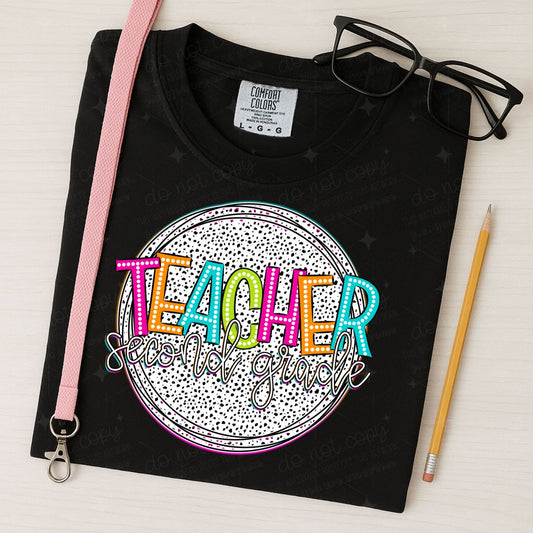 TEACHER SECOND GRADE - DTF TRANSFER