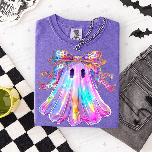 COQUETTE IRIDESCENT GHOST - DTF TRANSFER