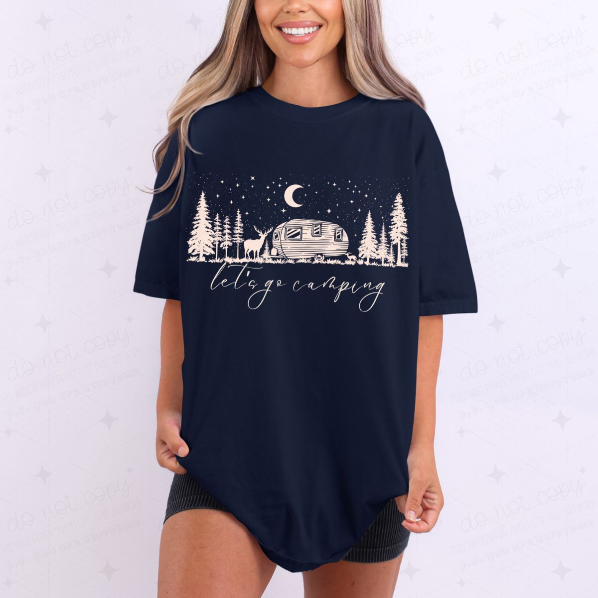 LET'S GO CAMPING - COMPLETED TEE