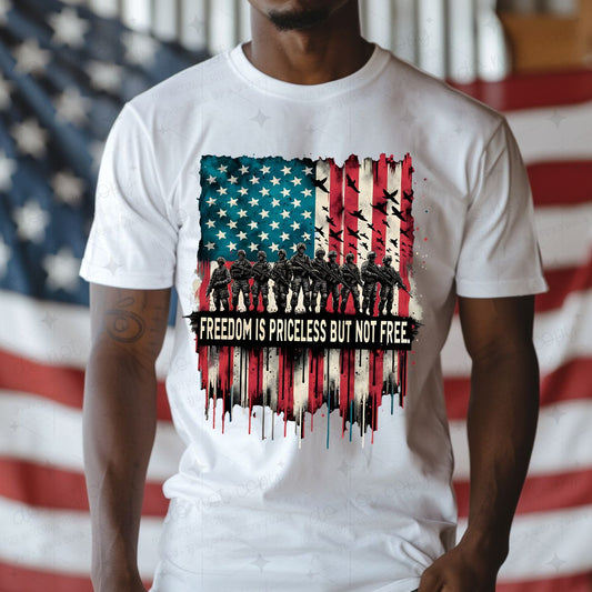 FREEDOM IS PRICELESS BUT NOT FREE - COMPLETED TEE