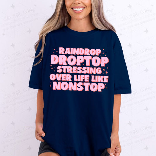 RAINDROP DROPTOP - COMPLETED TEE
