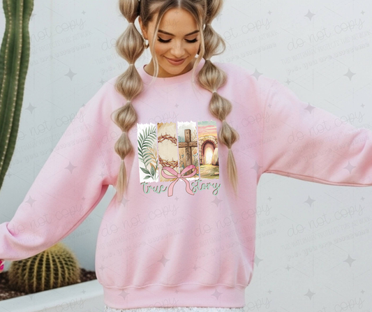 TRUE STORY EASTER BRUSHSTROKE LIGHT - DTF TRANSFER