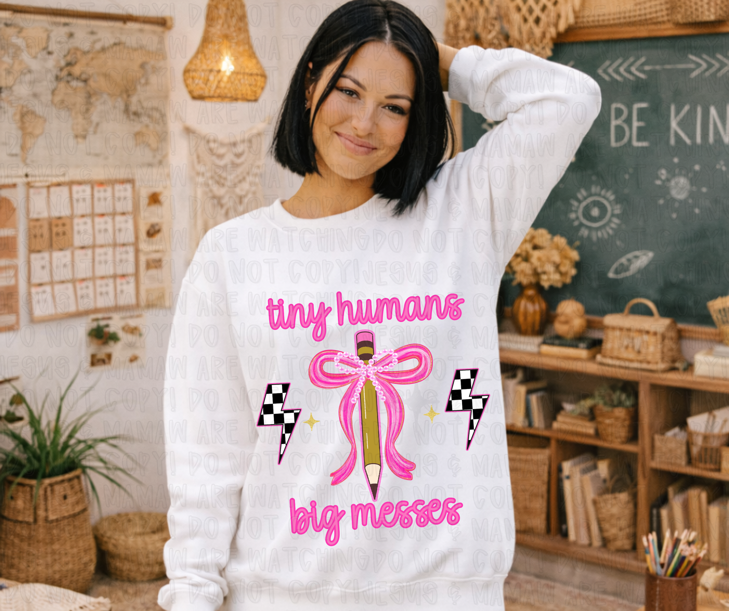 TINY HUMANS BIG MESSES - DTF TRANSFER