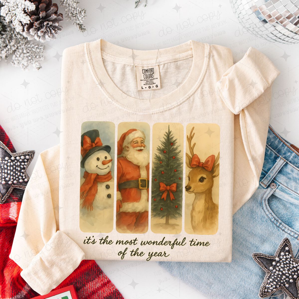 COQUETTE IT'S THE MOST WONDERFUL TIME OF THE YEAR - DTF TRANSFER