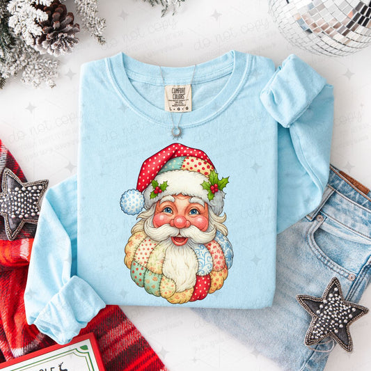 PATCHWORK SANTA - DTF TRANSFER