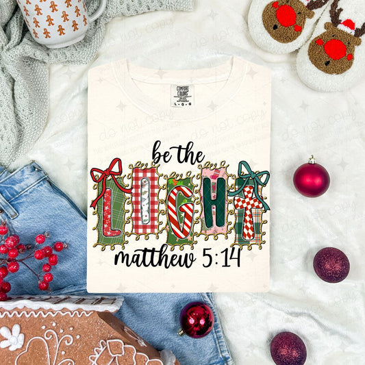 COQUETTE BE THE LIGHT - DTF TRANSFER