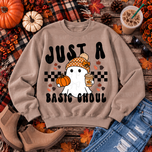 JUST A BASIC GHOUL - DTF TRANSFER
