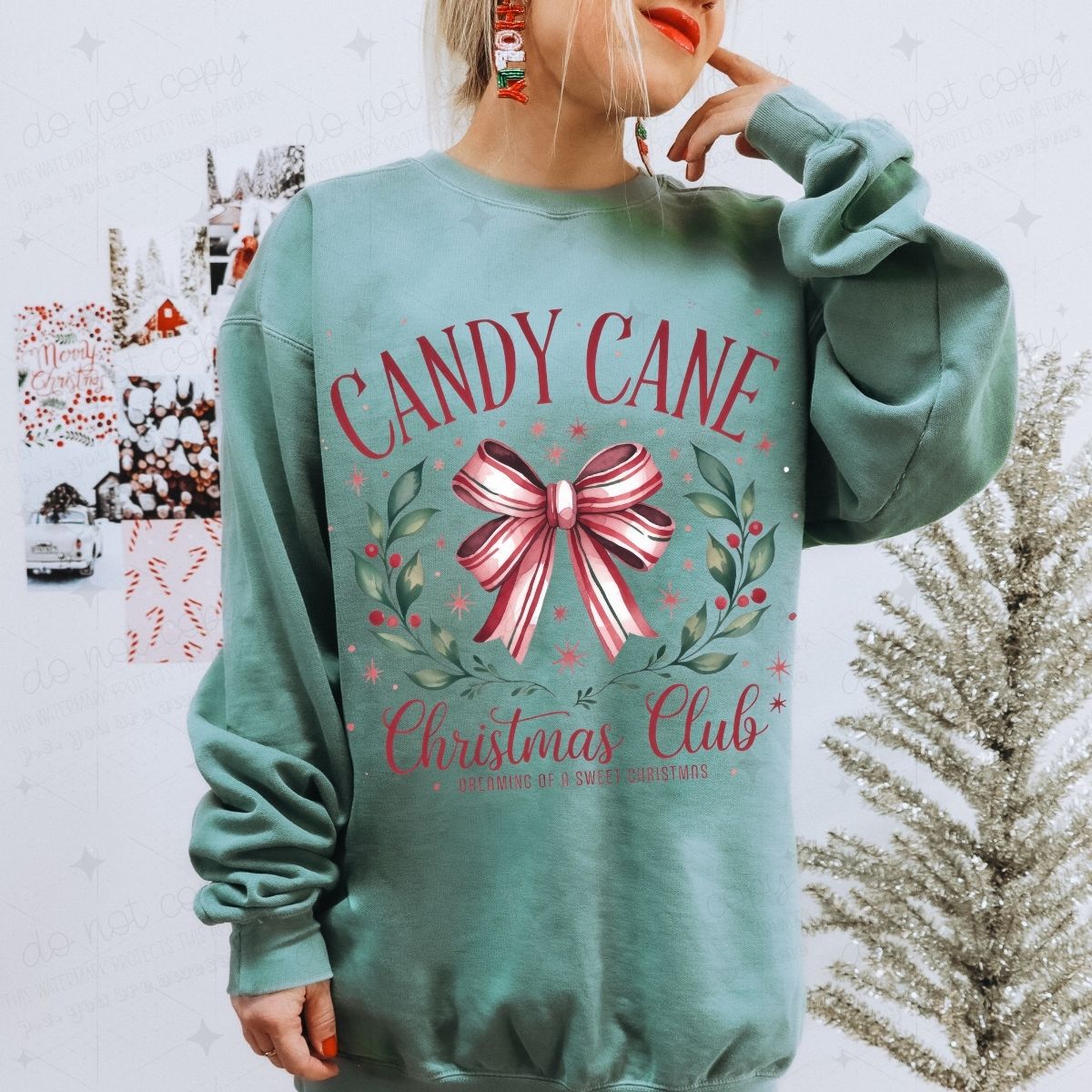 COQUETTE CANDY CANE CHRISTMAS CLUB - DTF TRANSFER