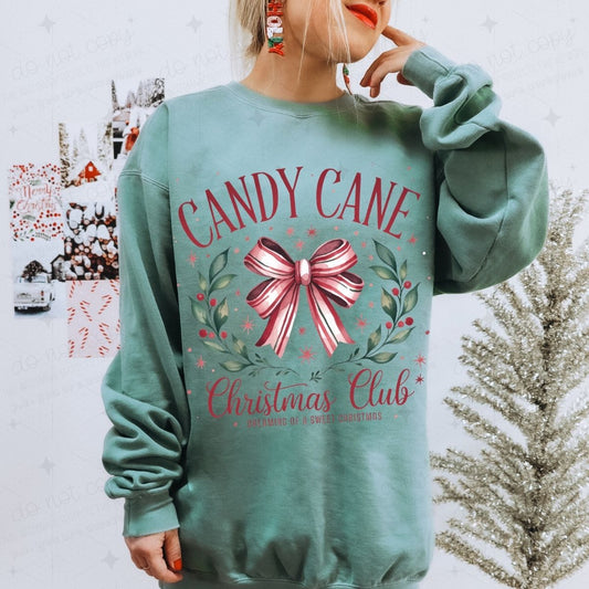 COQUETTE CANDY CANE CHRISTMAS CLUB - DTF TRANSFER