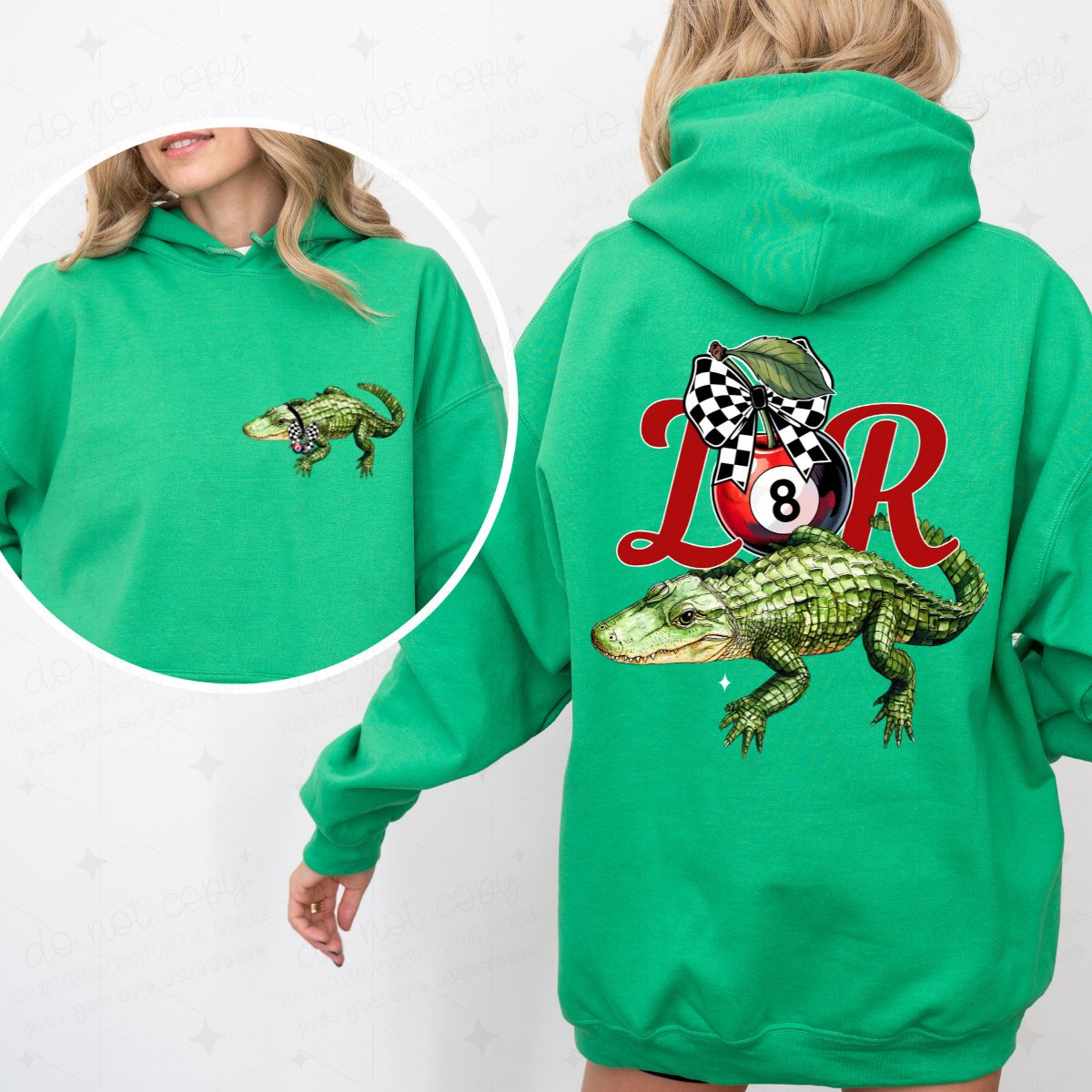 COQUETTE L8R GATOR - FRONT+BACK - DTF TRANSFER