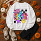NEON CHECKERED MASCOT - DTF TRANSFER