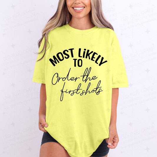 ORDER THE FIRST SHOTS - DTF TRANSFER