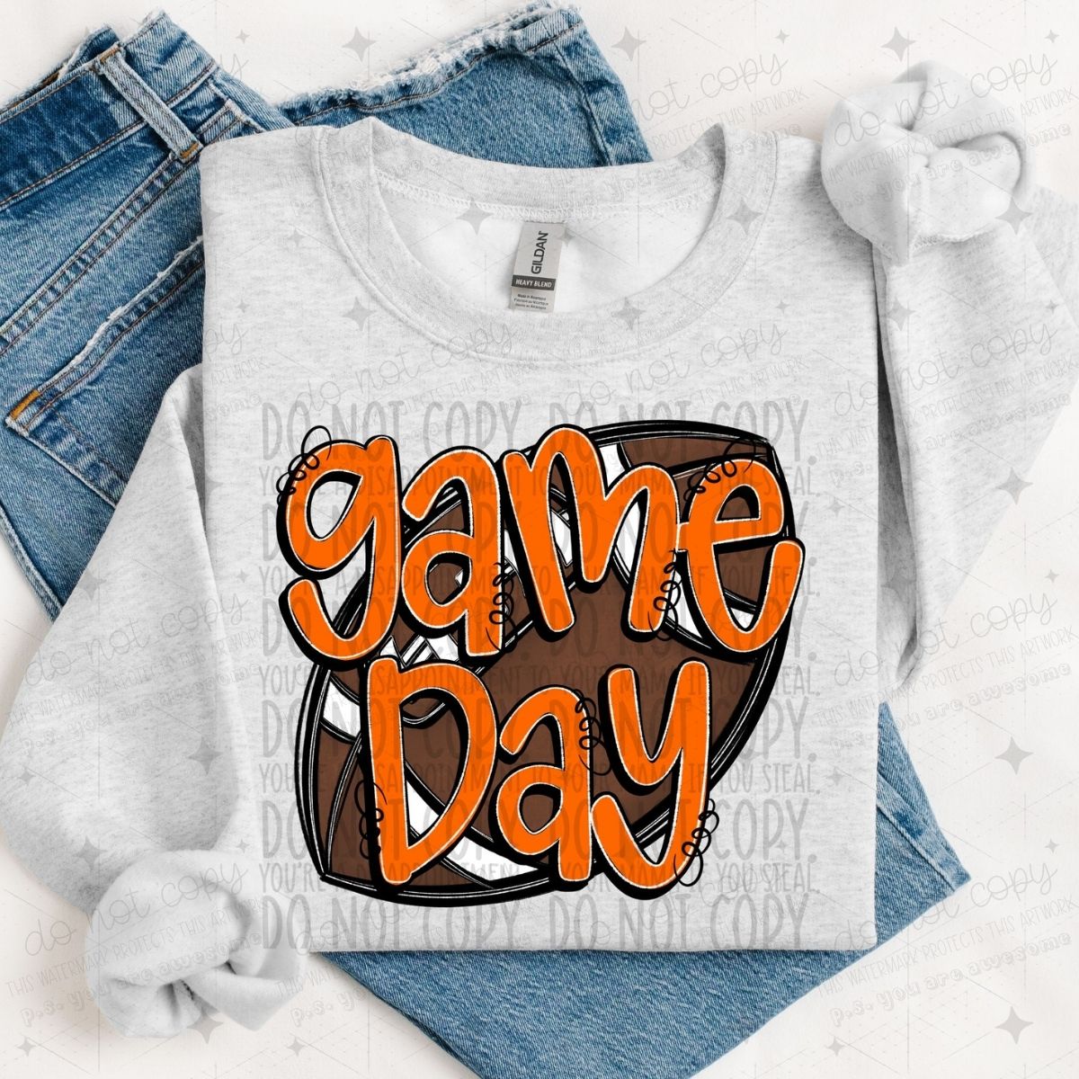 GAME DAY - ORANGE - DTF TRANSFER