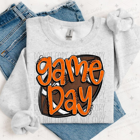 GAME DAY - ORANGE - DTF TRANSFER