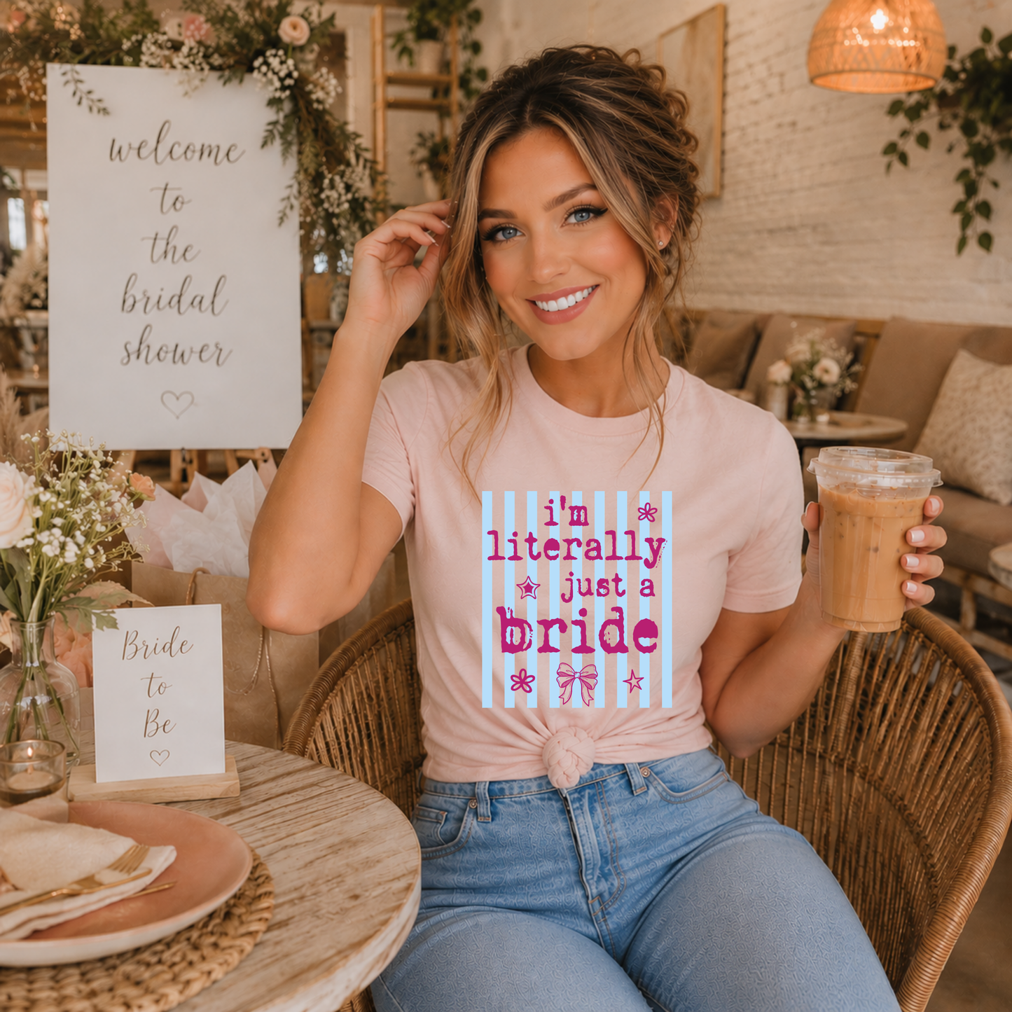 I'M LITERALLY JUST A BRIDE - DTF TRANSFER
