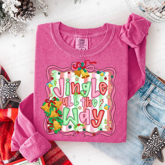 COQUETTE JINGLE ALL THE WAY - DTF TRANSFER