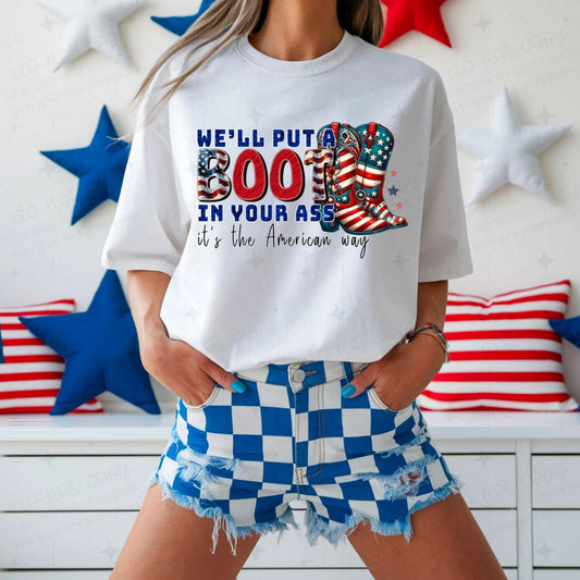 IT'S THE AMERICAN WAY - DTF TRANSFER