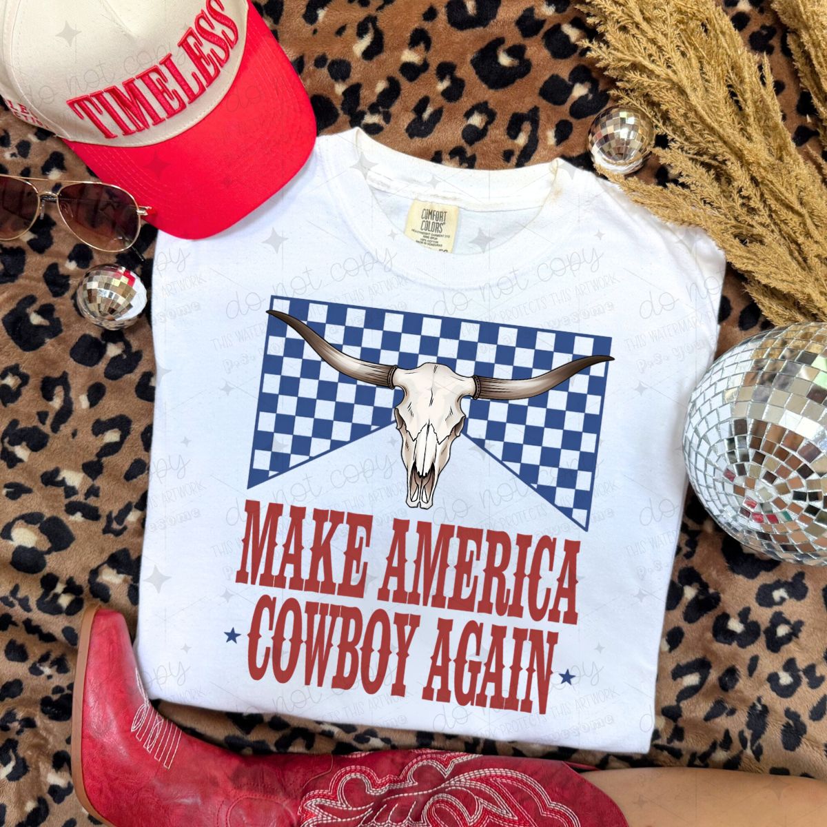 MAKE AMERICA COWBOY AGAIN - DTF TRANSFER