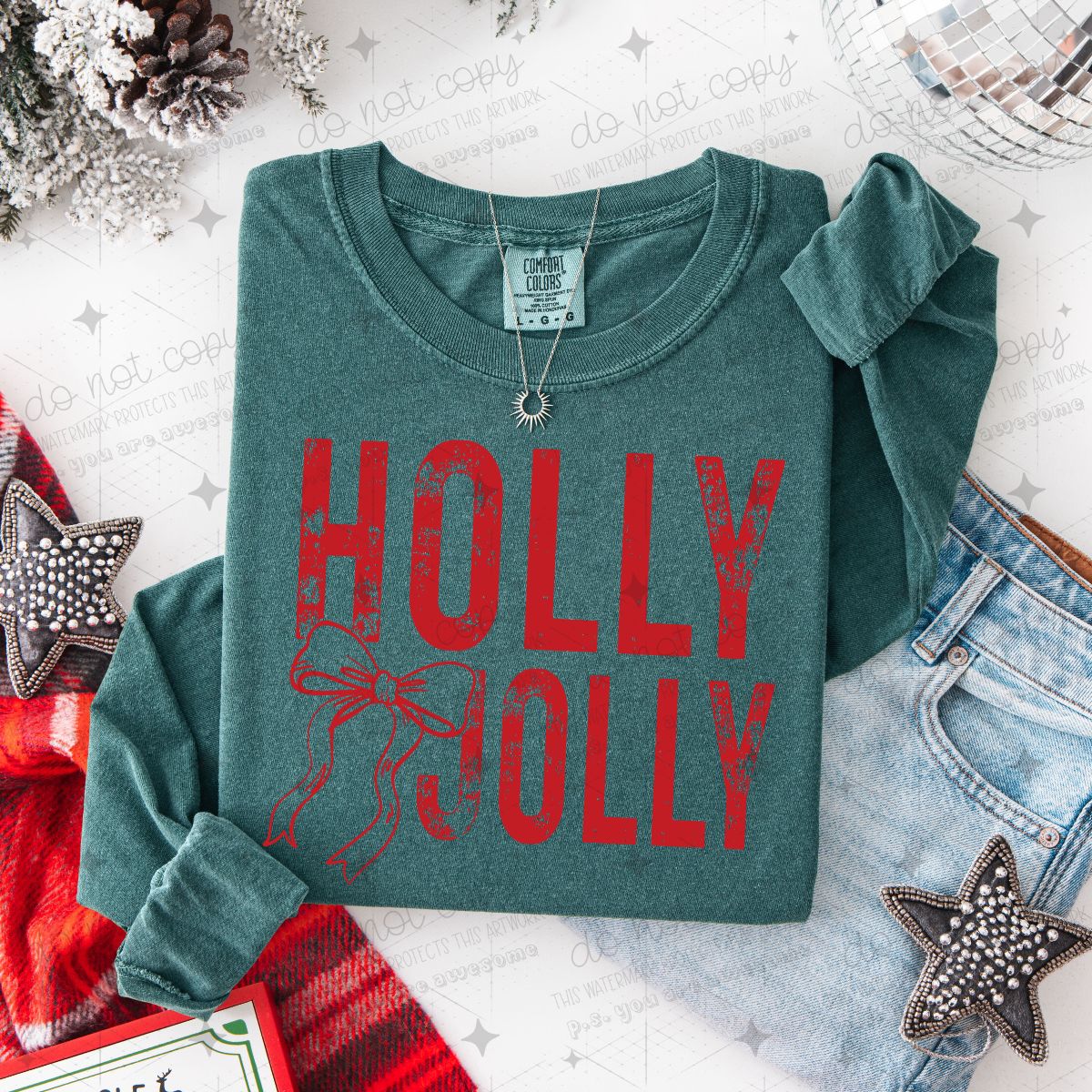 COQUETTE HOLLY JOLLY - DTF TRANSFER