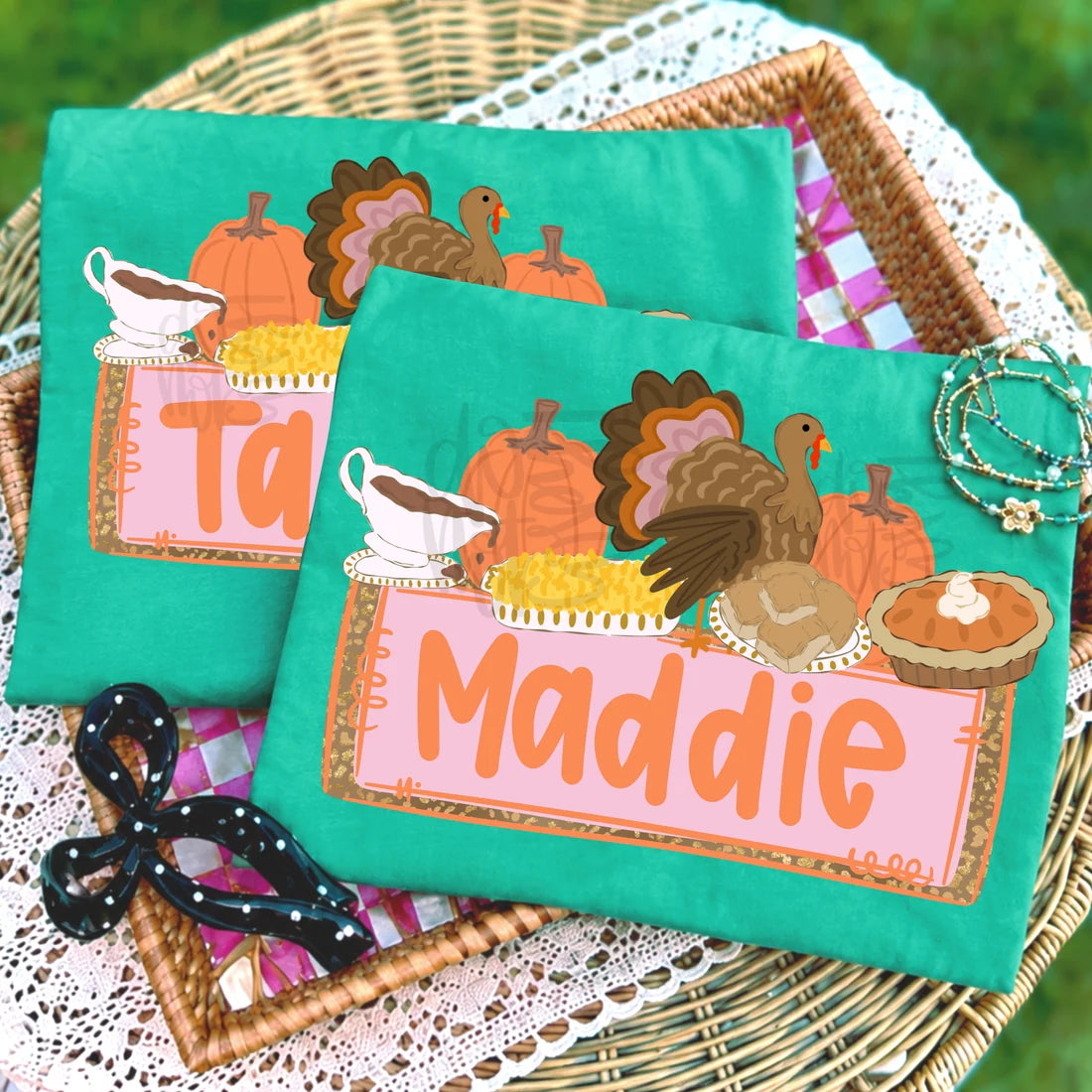 THANKSGIVING NAMEPLATE - CUSTOM TRANSFER